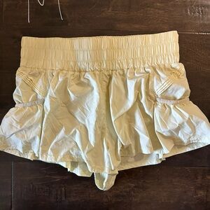 Free people butter yellow shorts